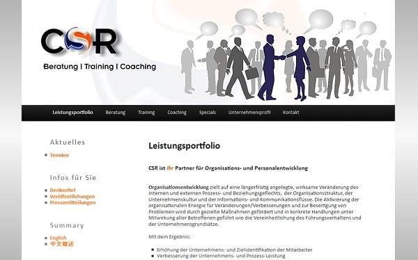 CSR Christa Spengler-Rast - Beratung - Training - Coaching - Bergisch Gladbach - www.csr-consulting.de- made by imageCreation.de