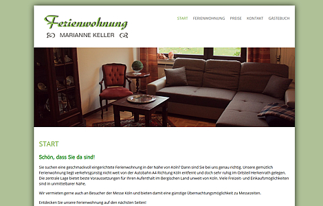 http://www.marianne-keller.de/ Wohnungsvermietung Herkenrath Bergisch Gladbach - made by ImageCreation